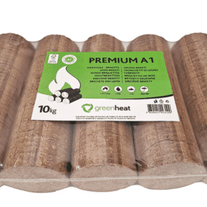 Greenheat Premium Hartholzbriketts 10Kg PVC