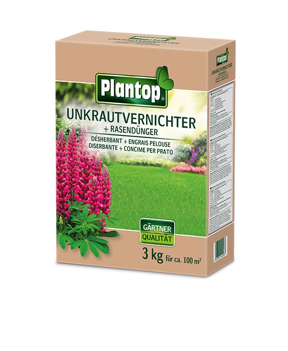 PLANTOP Unkrautvernichter + Rasendünger